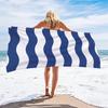 Ręcznik plażowy Szybkoschnący Ręcznik kąpielowy Outdoor Mikrofibra Paski Drukowany Miękki Chłonny Ręcznik Lato