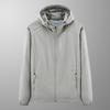 Men's Lightweight Hooded Windbreaker - Quick Dry Outdoor Jacket with Zipper Pockets for Hiking and Daily Wear