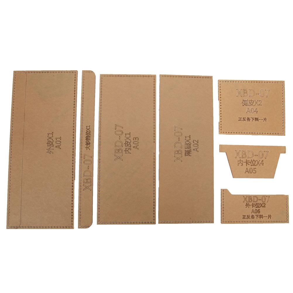 Purse Acrylic Template Transparent Manual DIY Leather Wallet Model for Short Wallet