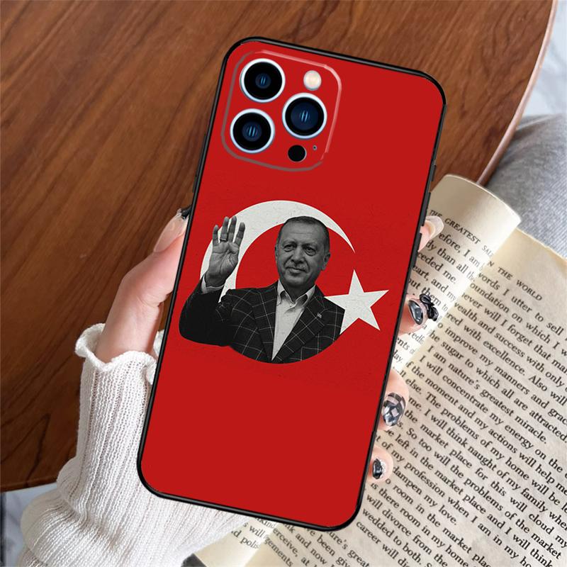 

Turkey Recep Tayyip Erdogan Phone Case For iPhone 17 Pro Max 11 12 14 15 16 Pro Max Plus 13 mini 16e 17 Air Back Cover iPhone 14 Pro