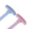 Soft Silicone Tongue Scraper Double Sided Tongue Cleaner for Oral Hygiene Bad Breath Removal Dental Care Tool