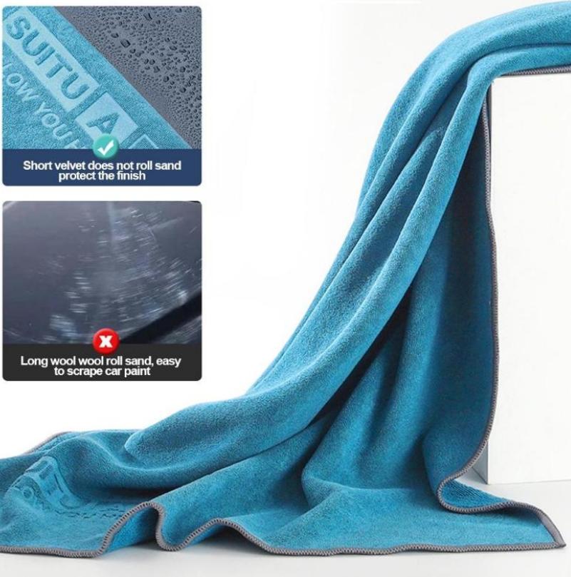 Auto-Mikrofaser-Handtuch, Mikrofasertuch, Waschtuch, Mikrofaser-Reinigungs- und Trocknungstuch, Auto-Waschtuch, Auto-Detaillierung für Autopflege, Wachs, Politur