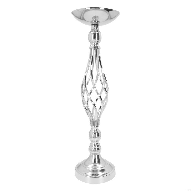 Metal Flower Arrangement Stand Pillar Holders for Wedding Centerpieces L серебряный