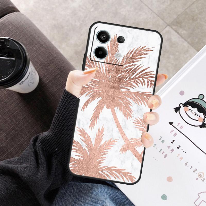 Love Rose Gold Style Cover For Xiaomi Redmi Note 14 10 11 12 13 15 Pro Plus Case For Redmi 15 15C 14C 12C 10C 13C