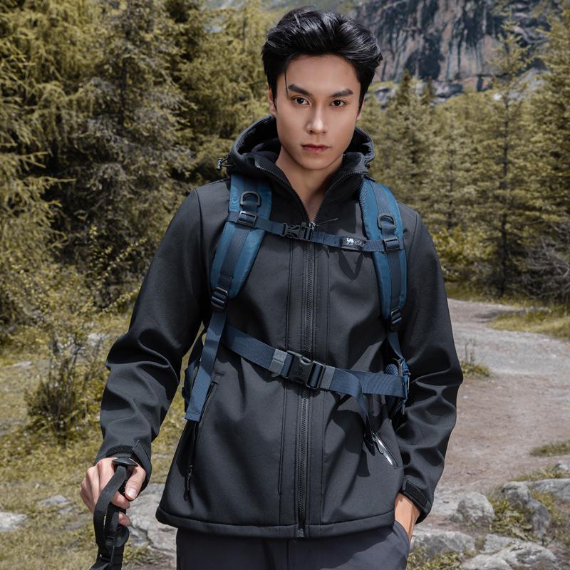 Windproof Jackets: Men's & Women's Hooded Softshell for Mountaineering & Outdoors.