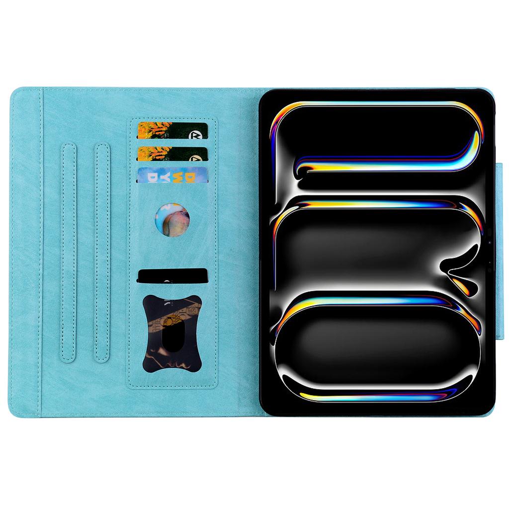 Tablet Case For Samsung Galaxy Tab S10 Lite / Tab S10 FE / Tab S9 FE Cat Buckle Closure Leather Protective Stand Cover