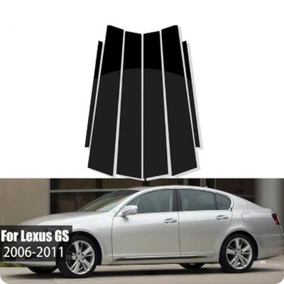 For Lexus GS/ES/Lexus UCF30 Modified Decorative Window LS430 Side Door Cover Bright Black Center Pillar Sticker