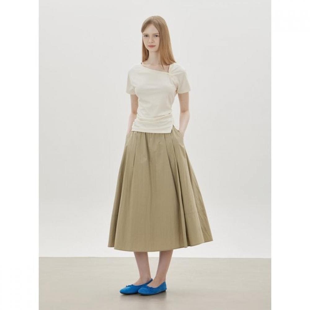 CC collect. AsymmeTric Neck Slim T shirT C262psm065