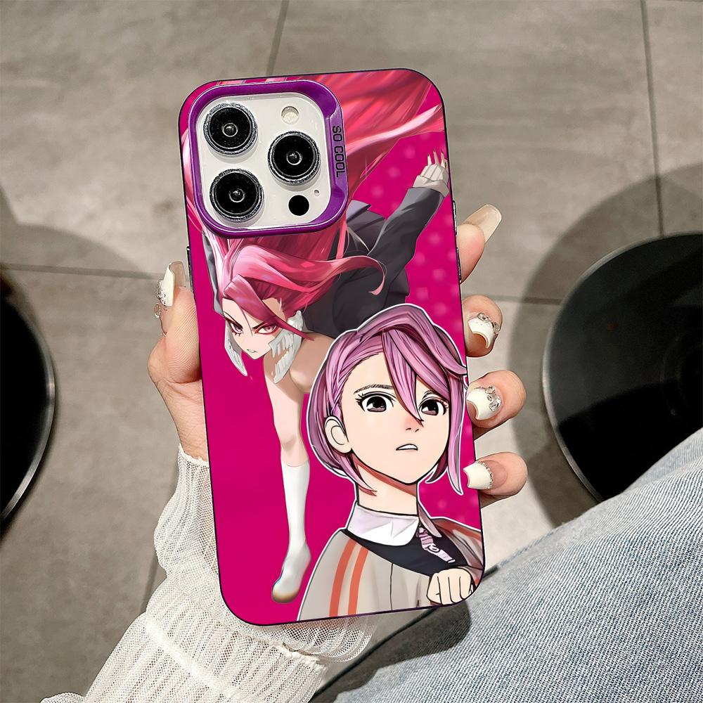 Dandadan Aira Shiratori Phone Case for iPhone 17 16 15 14 13 12 11 X XR XS 8 7 Air Pro Max Plus Purple Translucent Cover