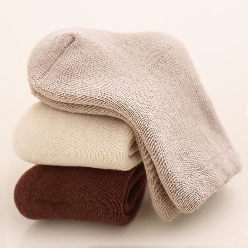 Thick Newborn Socks for Baby Girl Boy Terry Cotton Infant Toddler Socks for Girls Boys Keep Warm in Home 0-3Years Winter