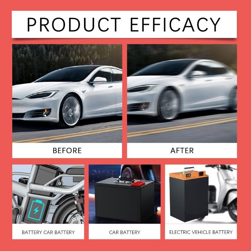 High Efficiency Battery Restorer 100ml Car Battery Recovery Solution Motorcycle Battery Rejuvenator for Vehicle