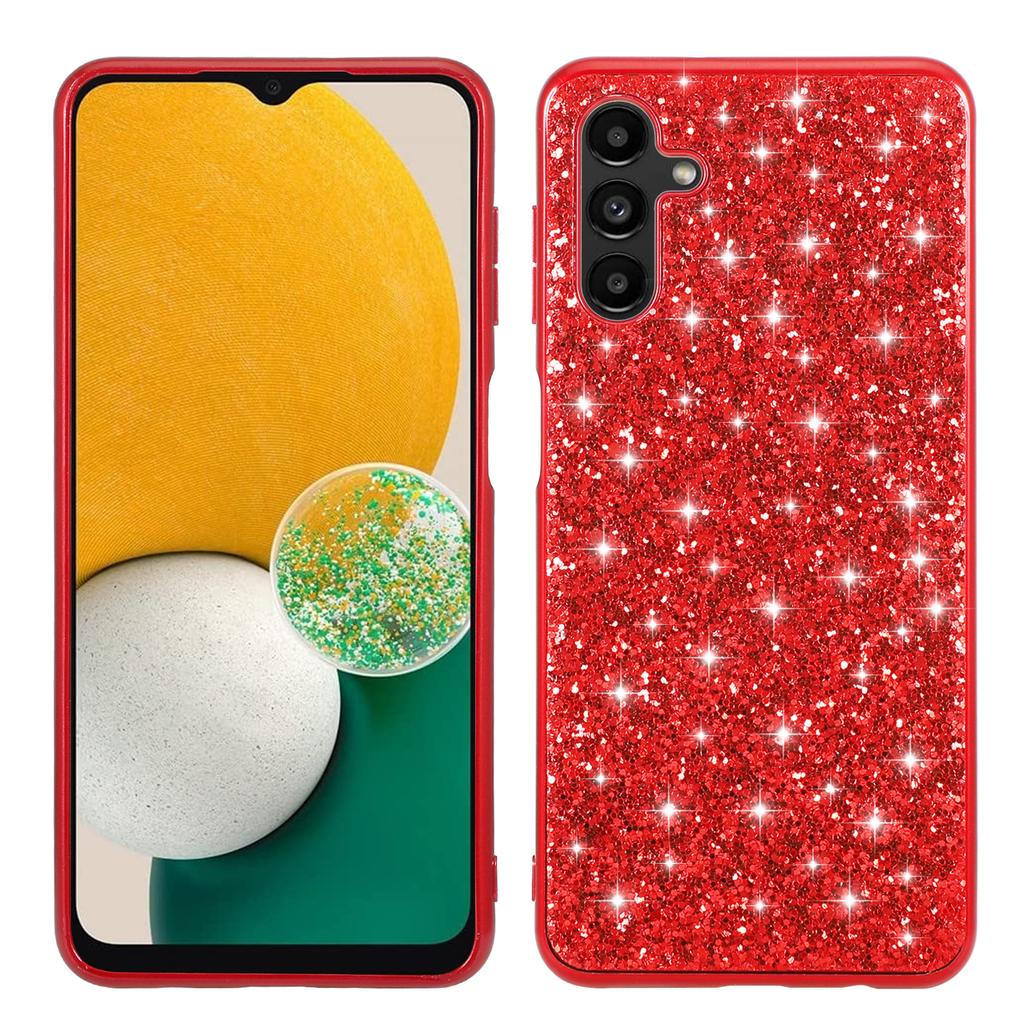 Pro Samsung Galaxy A56 5G Pouzdro TPU+PC Třpytivý Glitter Kryt na zadní stranu telefonu