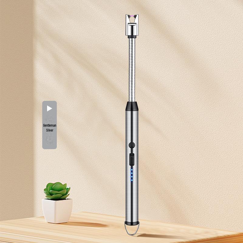 Rechargeable Rotating Kitchen Gas Lighter with 360° Flexible Extension Hose