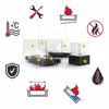 Tabletop Bioethanol fireplace BIOMISA MINI TÜV black set