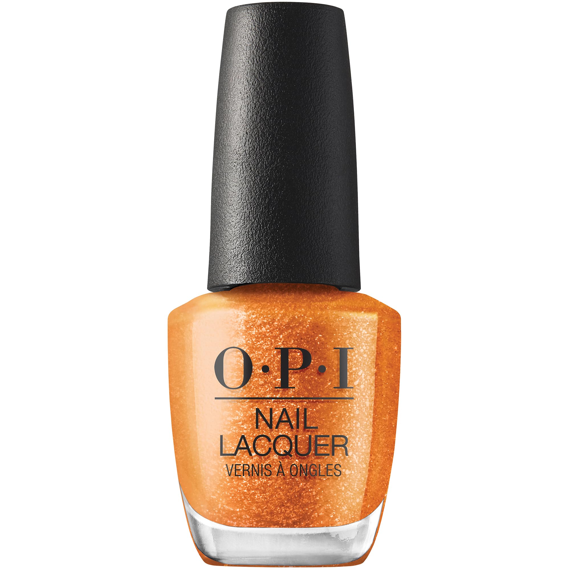 

OPI Nail Highly Easy to Orange 15mL Lacquer Perfect as a Gift Polish, Color-Payoff, Apply, Glitter, (Nail NLS015) -