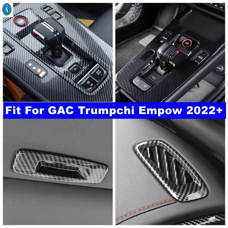 Accessories ABS Auto Gear Shift Panel / AC Air Outlet / Sunroof Handle Decor Frame Cover Trim For GAC Trumpchi Empow