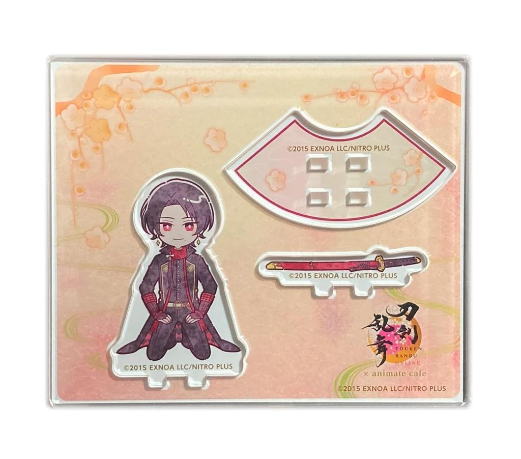 Touken Ranbu ONLINE" 10th Anniversary Part 2 × animate cafe Kneeling Mini Acrylic Stand Kashuu Kiyomitsu