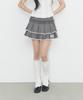 Iligo Dolly Pleated Mini Skirt Charcoal