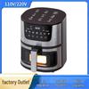 European Multifunctional Smart Electric Fryer, Stainless Steel Air Fryer with Large Capacity, Household Model