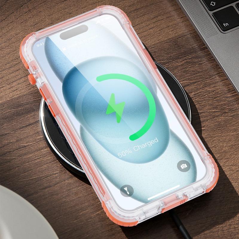IP68 Wasserdichte Handyhülle Aluminiumlegierung Fallschutz 360 Vollschutz für IPhone 15 Pro Max Plus Serie