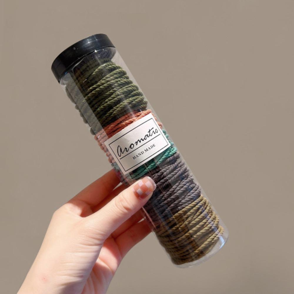 

100 шт. Эластичные повязки на голову смешанных цветов, Высокоэластичные завязки, веревки, резинки, Женские 100pcs-6