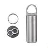 Pocket Pills Case Holder Waterproofs Titanium Pills Box Keychains Portable Seal Medicine Storage Bottles Enduring