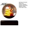 Decorative ABS Christmas Ornament Magnetic Levitation Santa Claus Ornament, Floating Lighted Tree with Rotating Display for Home Base And Warm
