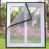 Inset Window Screen Mesh, Air Tulle Adjustable Summer Invisible Anti-Mosquito Net Fiberglass Removable Washable Customize Screen