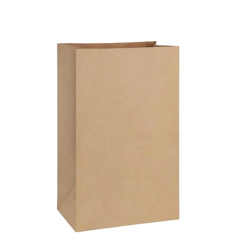 10/20/50PCS 10/20/50PCS Brown Kraft Paper Bag Take-out Food Packaging Bag  DIY Snack Candy Christmas Party Wedding Storage Bag 10PCS