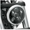 5,75" 5 3/4 LED Motorradscheinwerfer Schwarz für Harley Sportster 1200 XL1200L Custom XL1200C 883 XL883 883L XL883R