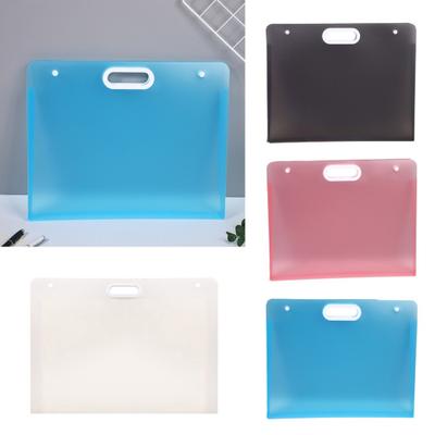 Sanat Portföyü Klasörü 17x13 inç/13x11 inç Plastik Sanat Eseri Saklama Kutusu A3 A4 Çizim Taslağı Fotoğraf Poster için Saplı