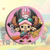 Badge Anime Japanese Cartoon Pin Metal Enamel Brooch Cosplay Accessories Luffy Zoro Nami Chopper Sanji Collection