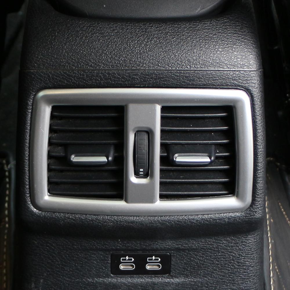 Car Rear Seat Air Conditioning Outlet Frame Trim for BMW X1 F48 2016 - 2026  AC Vent Center Armrest Box Cover Accessories