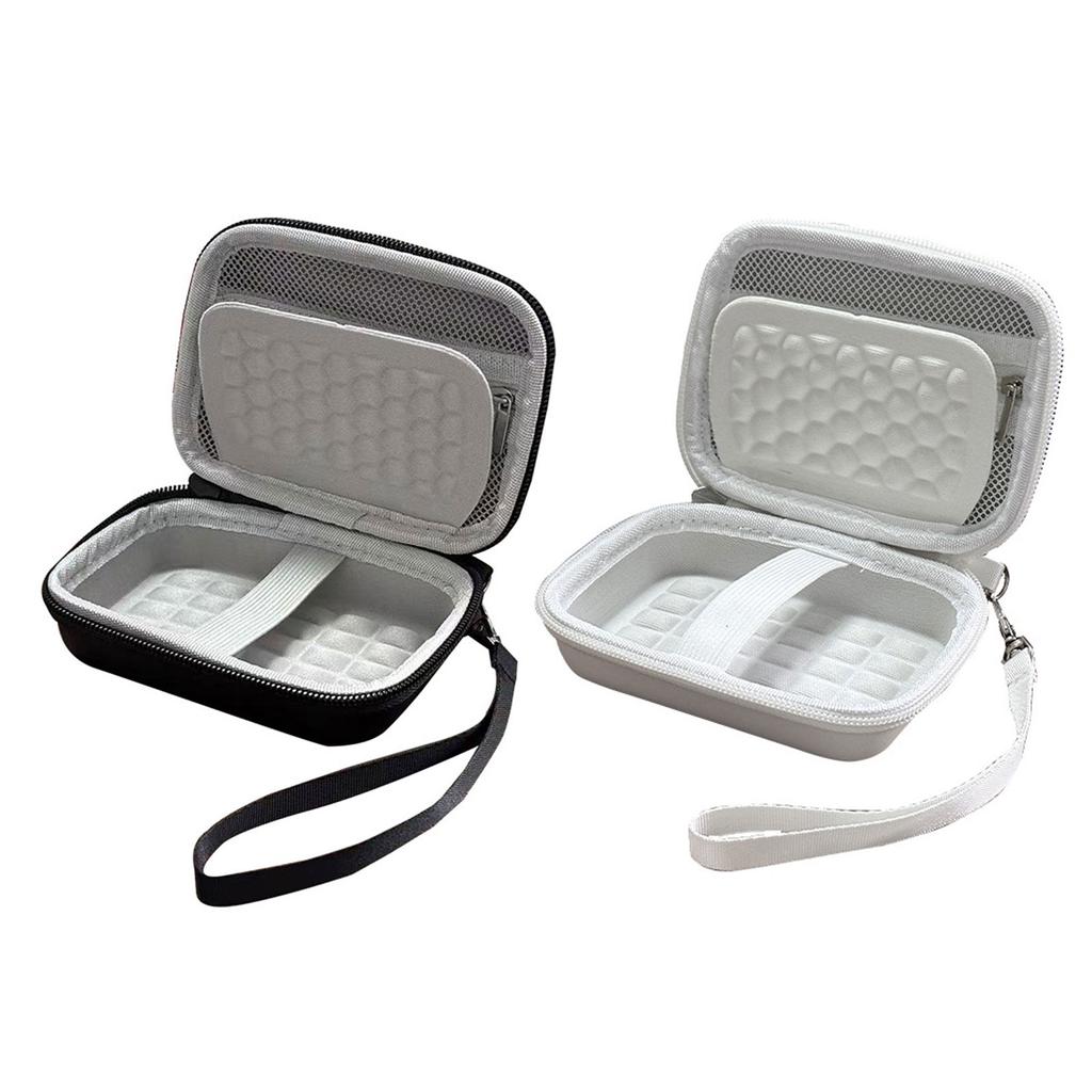 Portable Camera Protective Case Featuring Internal Mesh Pockets and Handle Straps Waterproof EVA Shell Pouch Holder