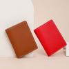 New PU Leather Short Wallet Foldable Solid Color Fold Purse Multifunctional Coin Purse Women Men