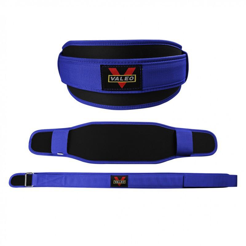 Fitness Belt Hard Rally Weightlifting Squat Waist Protection Home Gym Sports Protective EVA-2 blue split waist belt