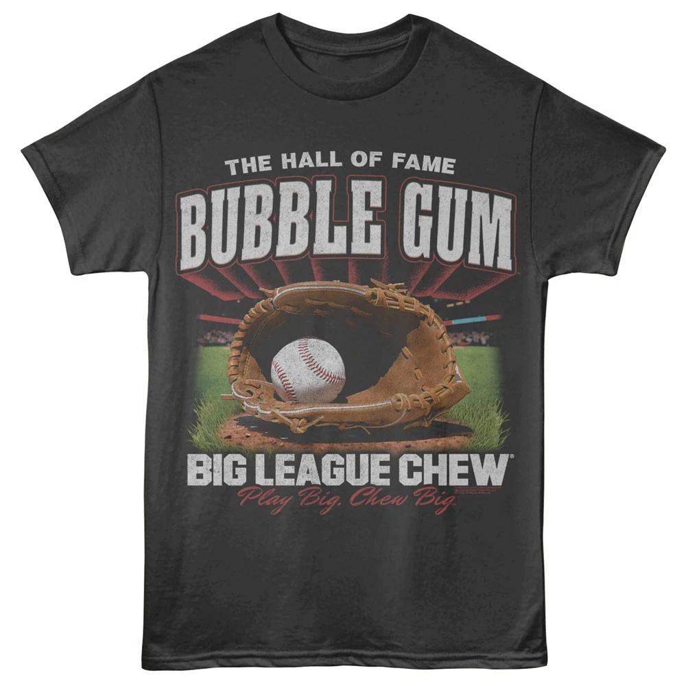 

Big League Chew Hall Of Fame Bubble Gum Baseball & Glove Men s T shirt 2XL
