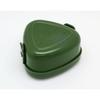 OSK Bento Box, Onigiri Lunch Box, No-Squeeze Bomb Onigiri Case, Khaki, 290ml, Made in Japan, Includes Pressed Mould, Microwave Safe, Stylish, Cute, Si