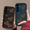 Print Hearts Bow Phone Case For Samsung Galaxy S25 Edge S24 FE S23 S22 Ultra Plus A17 A56 A36 A16 A15 A55 A54 A53 5G Soft Phone Cover
