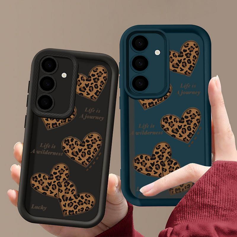 Print Hearts Bow Phone Case For Samsung Galaxy S25 Edge S24 FE S23 S22 Ultra Plus A17 A56 A36 A16 A15 A55 A54 A53 5G Soft Phone Cover