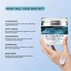 50 ml luxuriöse Feuchtigkeitscreme mit Retinol, reich an Kollagen und Hyaluronsäure, mit den Vitaminen C und E, hypoallergen für ein jugendliches, strahlendes Aussehen