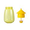 Fruit Fly Trap Yellow Plastic Drosophila Trap Anti Flies Housefly Catcher Garden Orchard Reusable Insect Trap Pest Control Tool