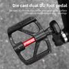 Bike Pedals Aluminum Alloy Anti-slip Bicycle Pedals One-piece MTB Road Mountain Cycling Pedal