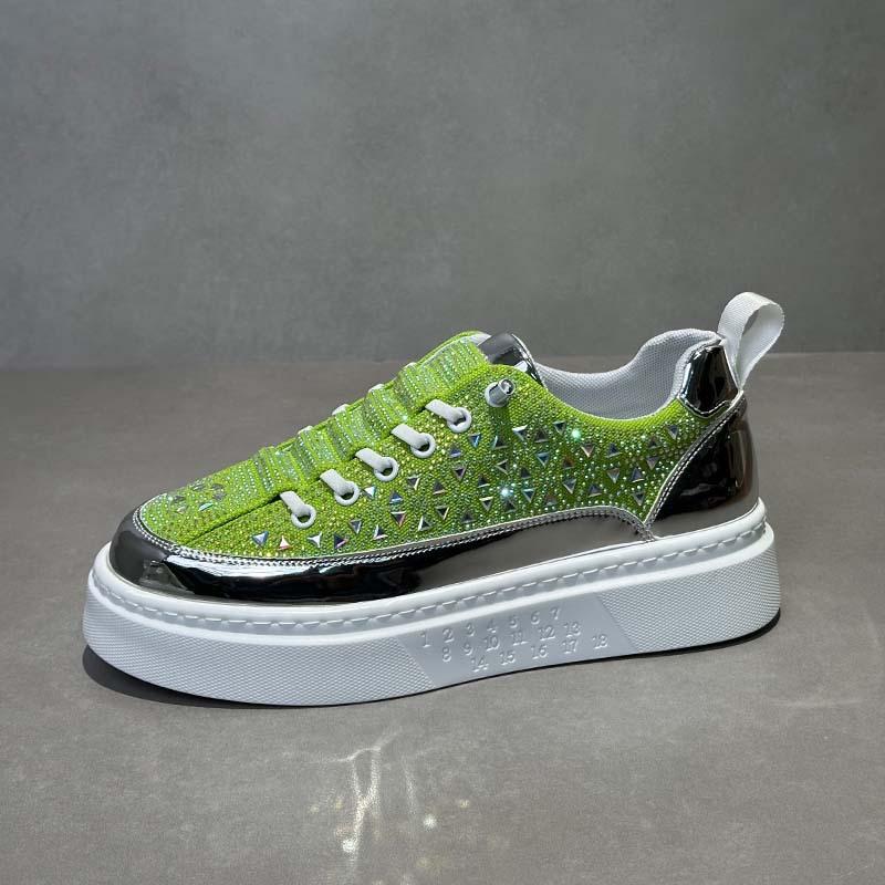Hot Diamond Board Shoes New Comfortable Breathable Cloth Surface Soft Sole Casual Dl