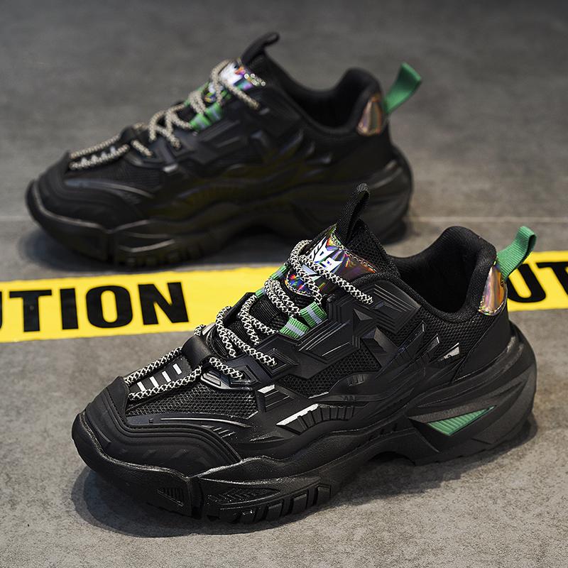 New Fashion Men And Women 's Four Seasons Comfortable Thick Sole Shoes Students Boys Girls Trending Soft Sole Breathable Casual Running Sneakers