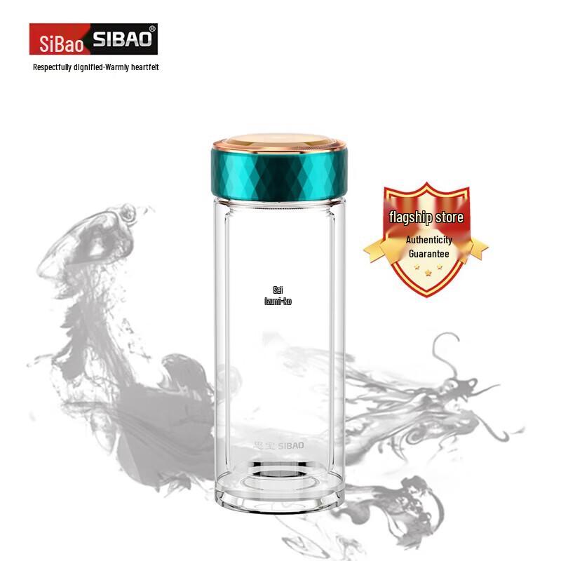 Sibo Double-Layer High Borosilicate Glass Tea Cup