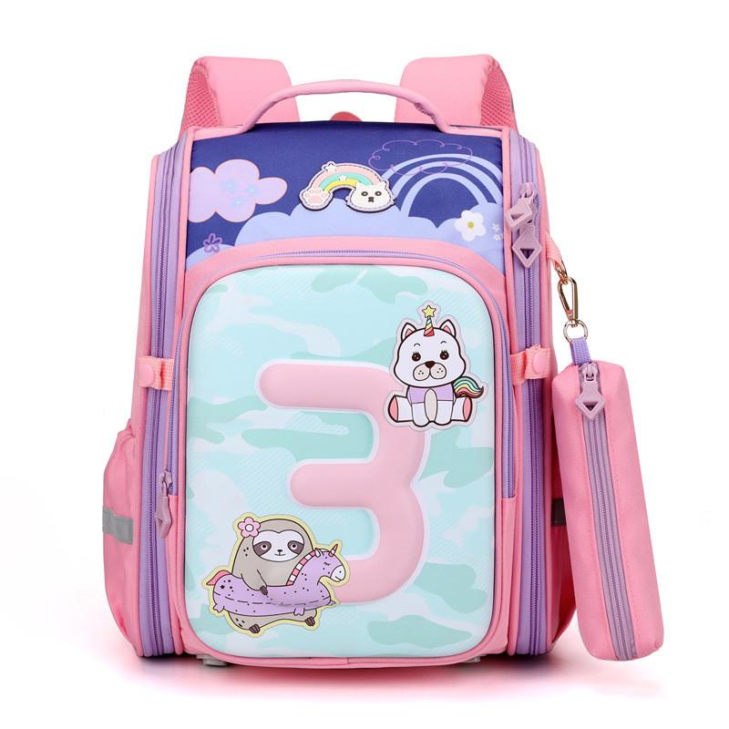 Adorable And Functional Kids Backpack With Cushion Straps Ideal For Elementary School Use