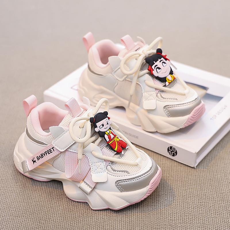 Hot Selling Baby Child Shoes Comfort Mesh for Boys/girls Children's Casual Non Slip Wear-resistant Lightweight Kids' Sneakers