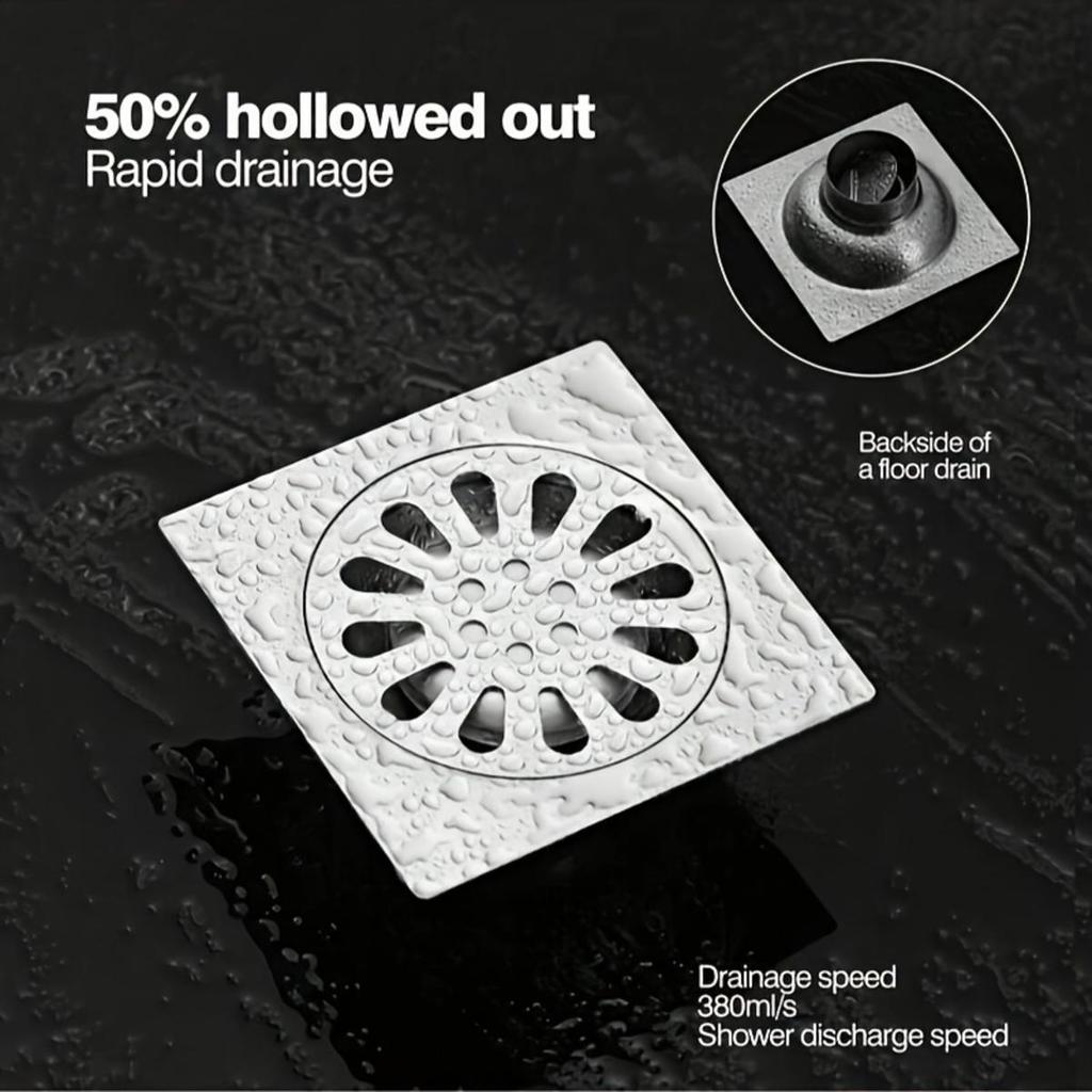 Stainless Steel Floor Drains Anti-odor Drainer Shower Strainer Cover Bathtub Ground Leakage Bathroom Hardware Accessories