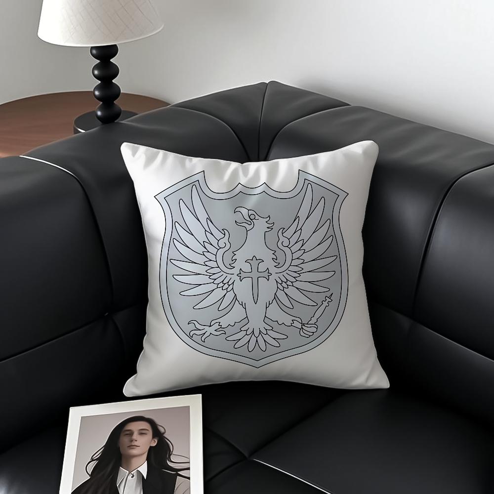 Hot Anime Cartoon Black Clover Pillow Case Anti-Dustmite Pillowcase Invisible Zipper Silky Short Plush Sofa Cushion Cover